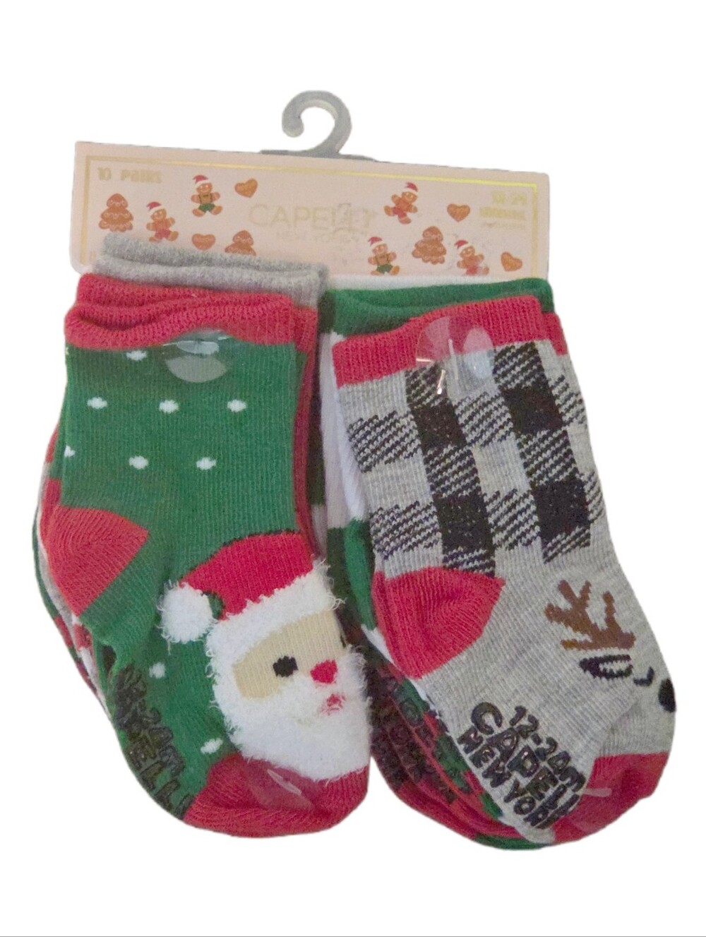 Capelli - Christmas Baby Socks Pack - 10 Pairs